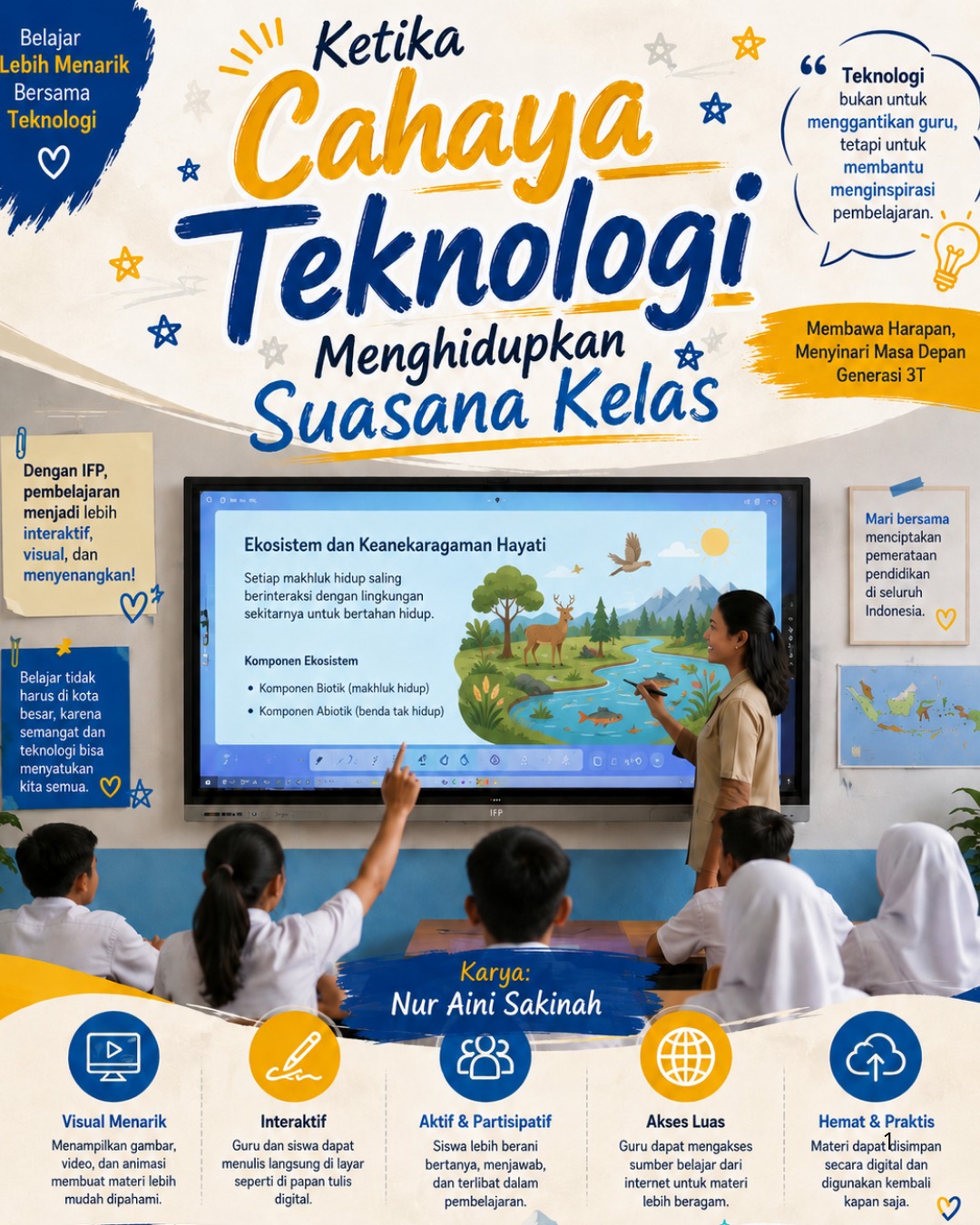 Ketika Cahaya Teknologi Menghidupkan Suasana Kelas