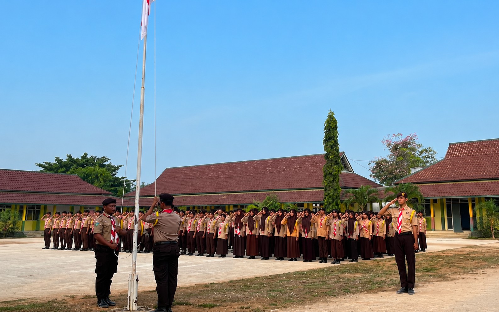 Upacara Peringatan Hari Pramuka ke-65